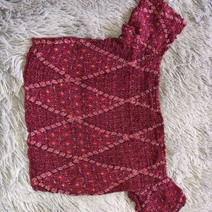 Kendall and Kylie Multicolored Crop Top